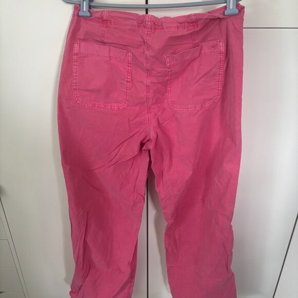 American Eagle Snappy Stretch Low Rise Parachute Pants Hot Pink Size Small - Picture 5 of 5